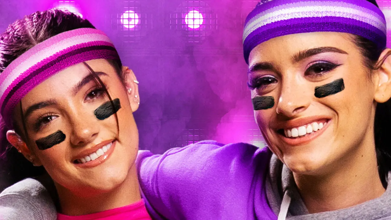 Charli vs Dixie backdrop