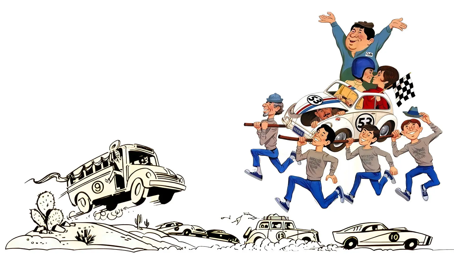 The Love Bug backdrop