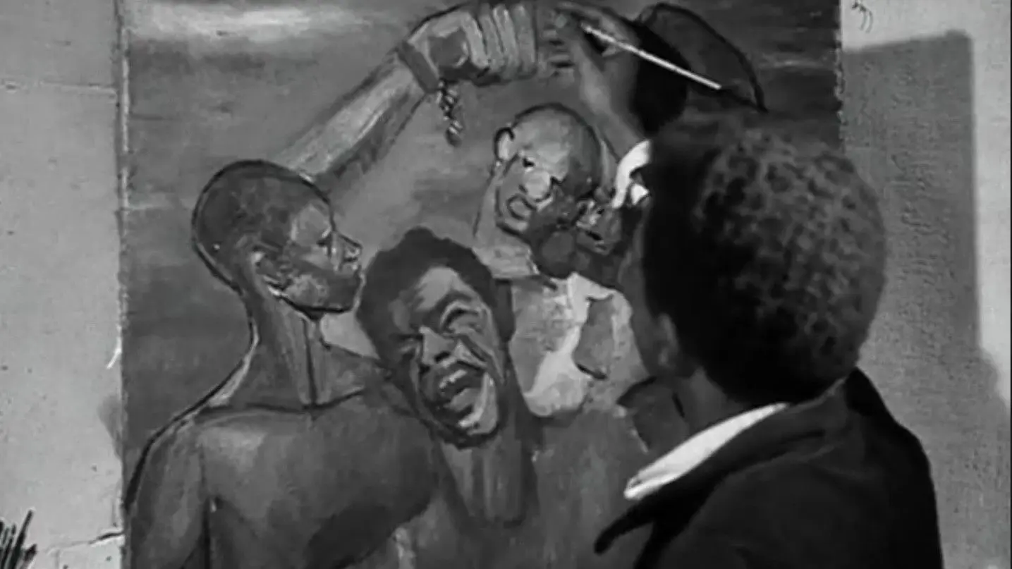 Statues Also Die backdrop